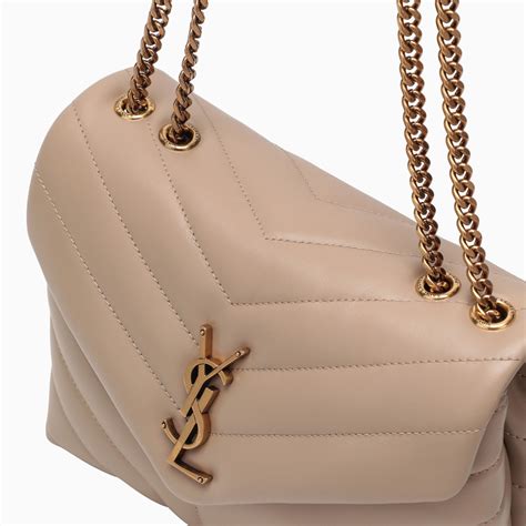 ysl loulou small bag outfit|YSL loulou small dark beige.